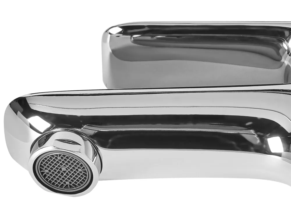 Basin Mixer Tap CHIMBOTE Brass Silver_998929