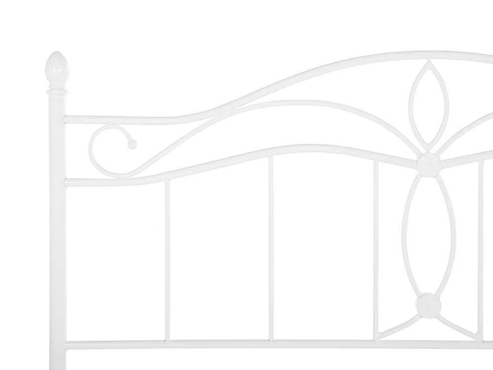 Bed Metal ANTLIA 160 x 200 cm (EU King Size) White_806615