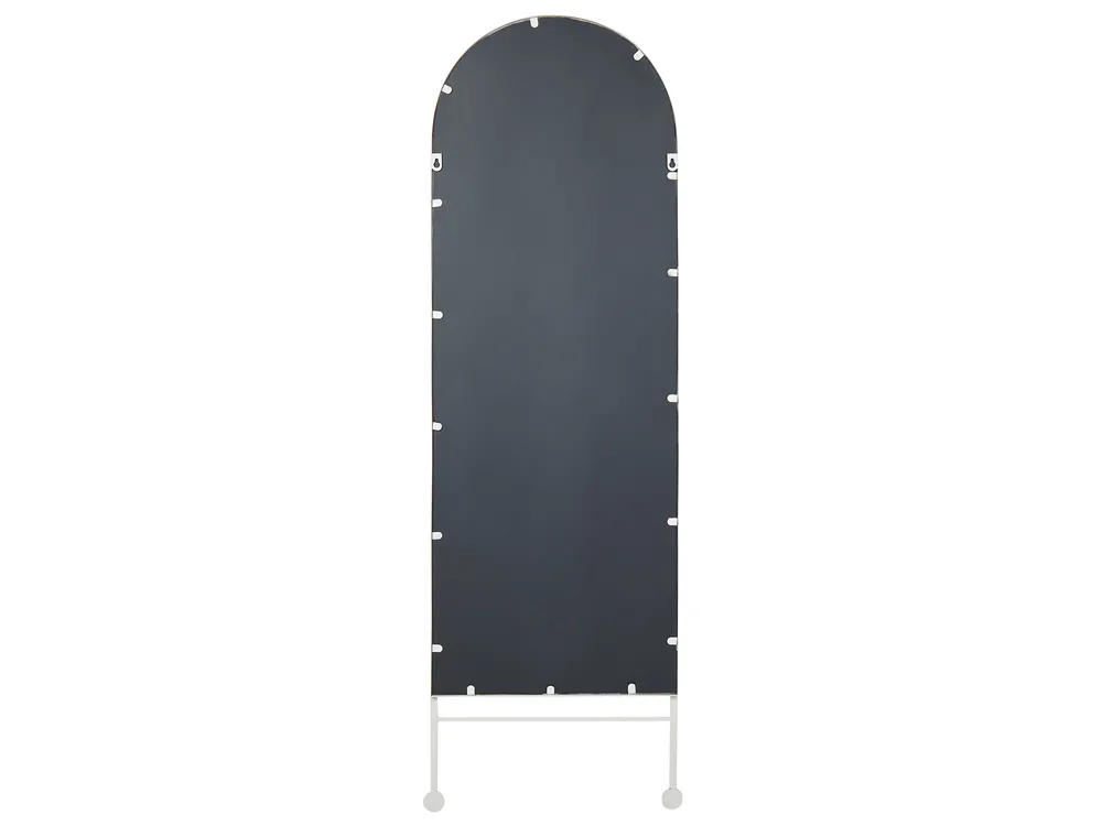 Wall Mirror JARNAGES 45 cm 145 cm Metal White_900653