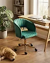Desk Chair KATONAH Velvet Green