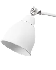 Set di 2 lampade da parete MISSISSIPPI Regolabile Metallo Bianco_770809