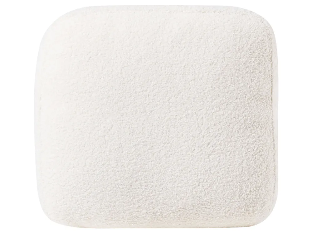Corner Sofa 4 Seater OSLO Boucle White Right Hand_946736