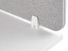 Desk Screen 180 x 40 cm Light Grey WALLY_800764