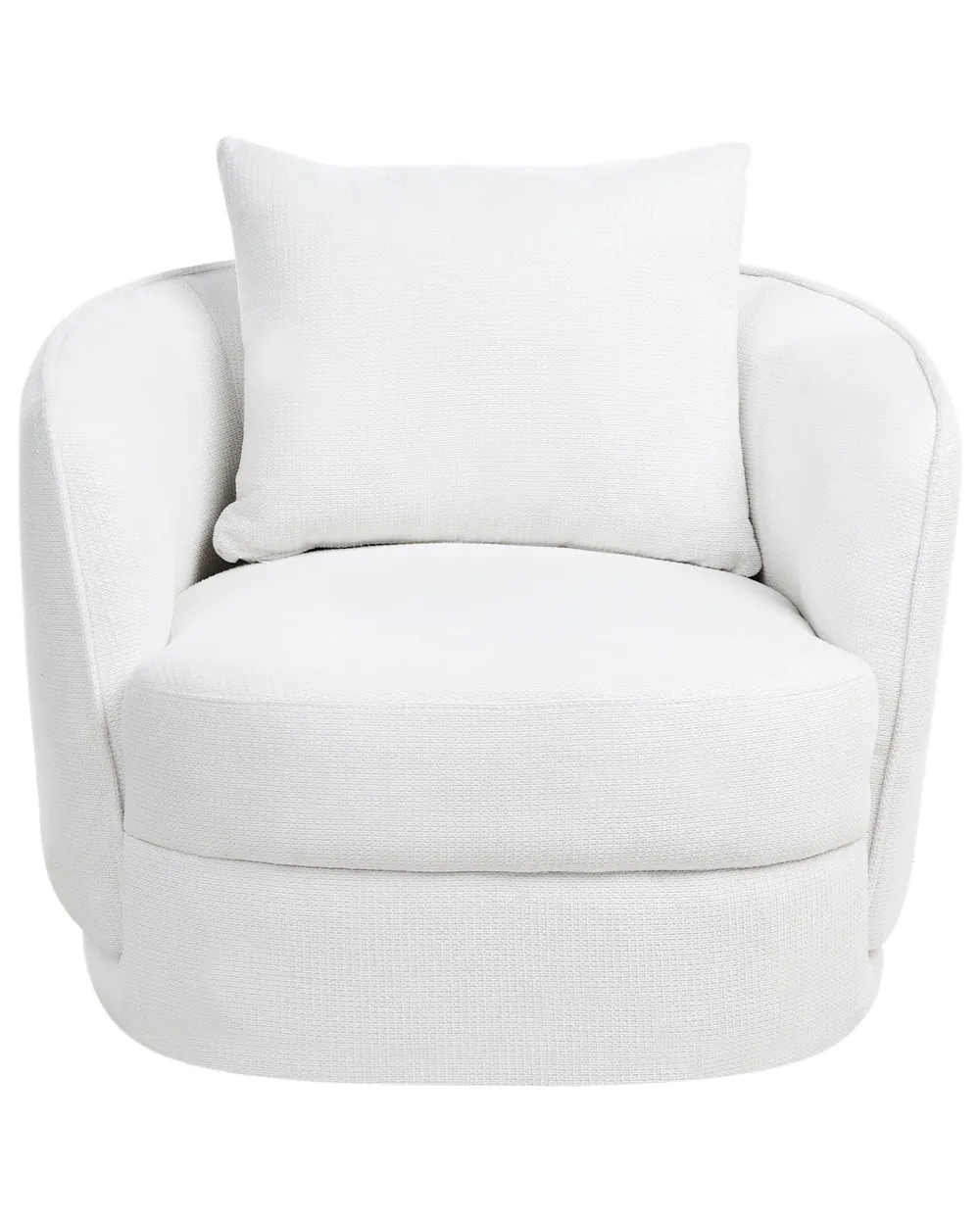 Poltrona girevole ANDALEN Tessuto Bianco sporco_966827