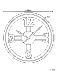 Wall Clock MESILLAS Light Brown_1182612