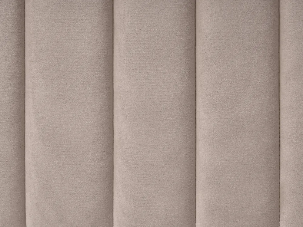 Bed Velvet LUNAN 120 x 200 cm (EU Small Double) Taupe_1025702