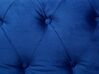 Set divani in tessuto di velluto blu cobalto 4 posti CHESTERFIELD_721639