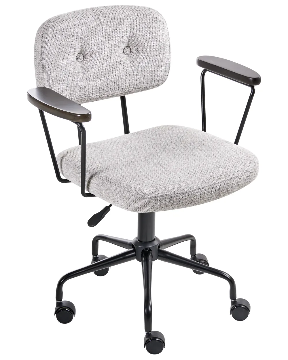 Desk Chair ALGERITA Fabric Light Grey_1024909
