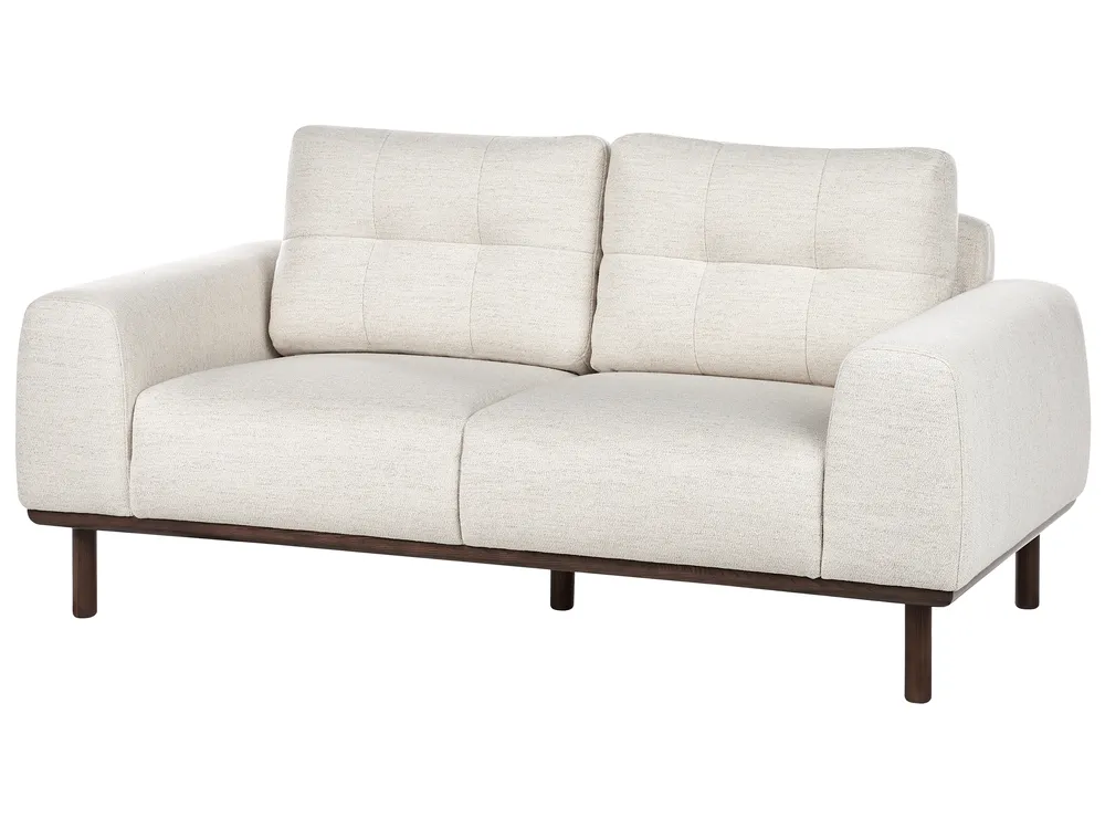 Sofa 2 Seater LAURILA Fabric Light Beige_951764