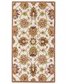 Vlněný koberec 80 x 150 cm béžový/hnědý EZINE_848448