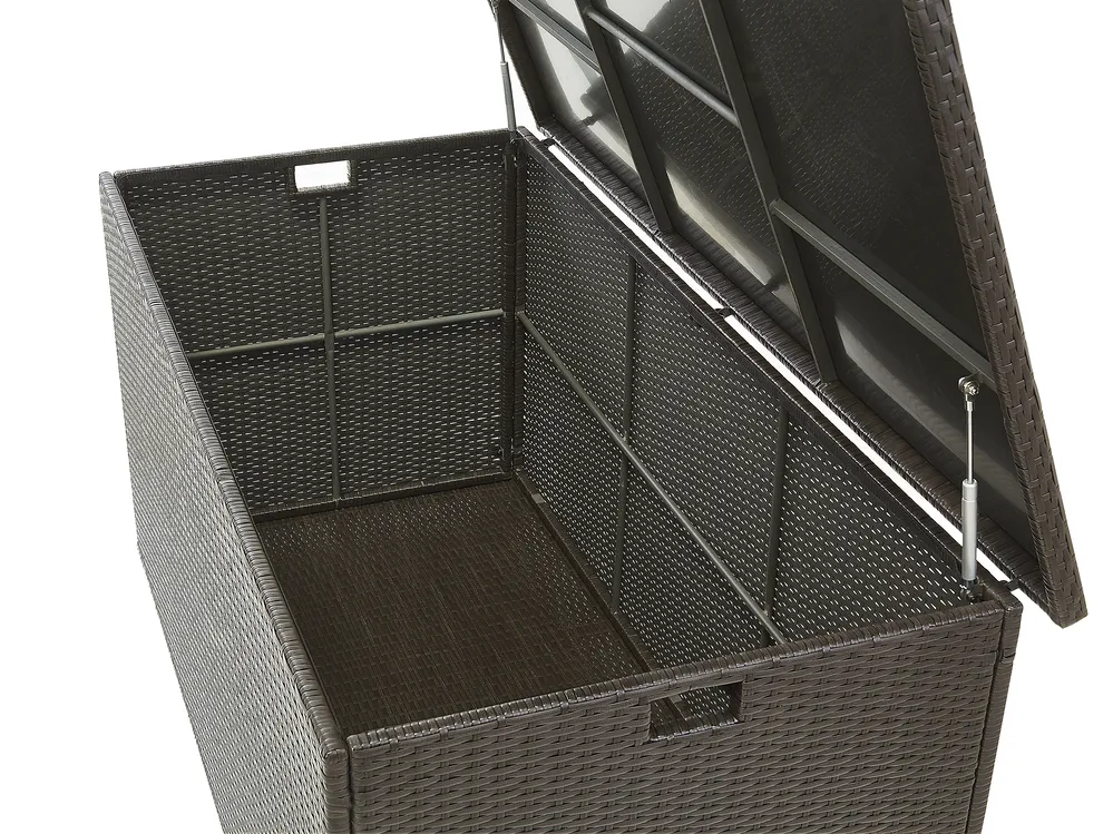 Storage Box MODENA 155 cm 75 cm PE Rattan Brown_776491