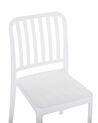 Set di 4 sedie da giardino bianco SERSALE_820161