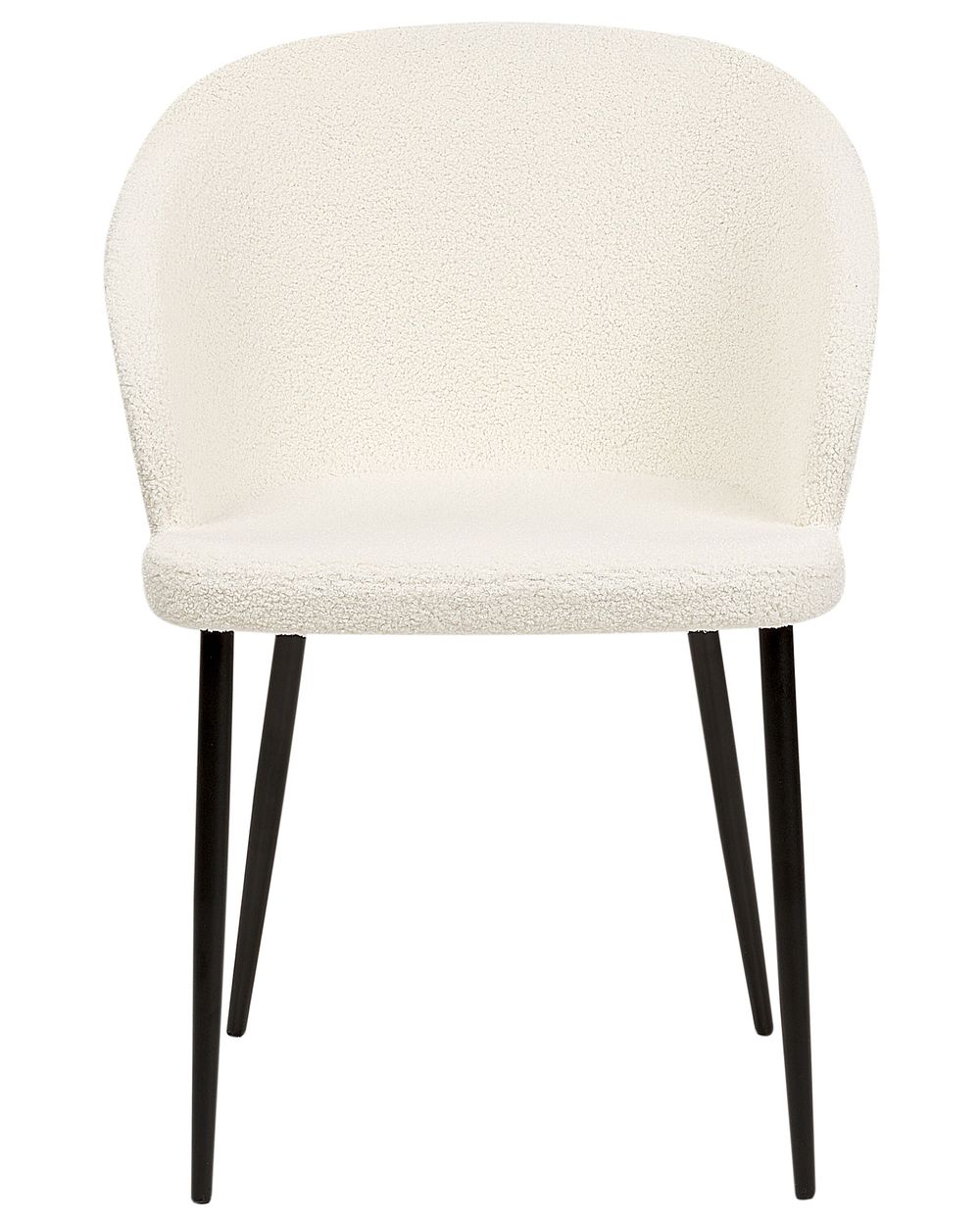 Set of Dining Chairs MASON Boucle Off-White