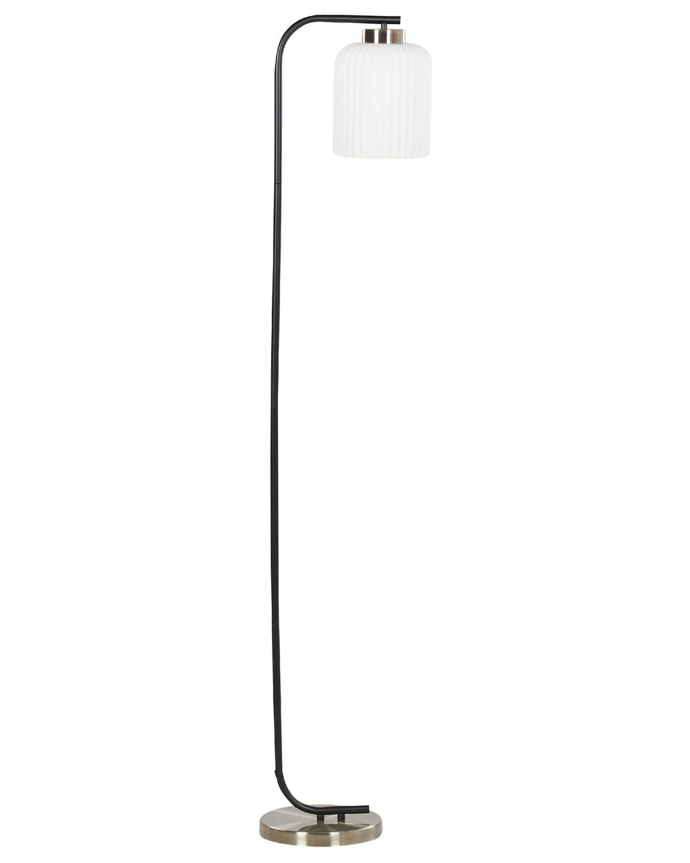 Floor Lamp CAUDELO Metal Black Beliani