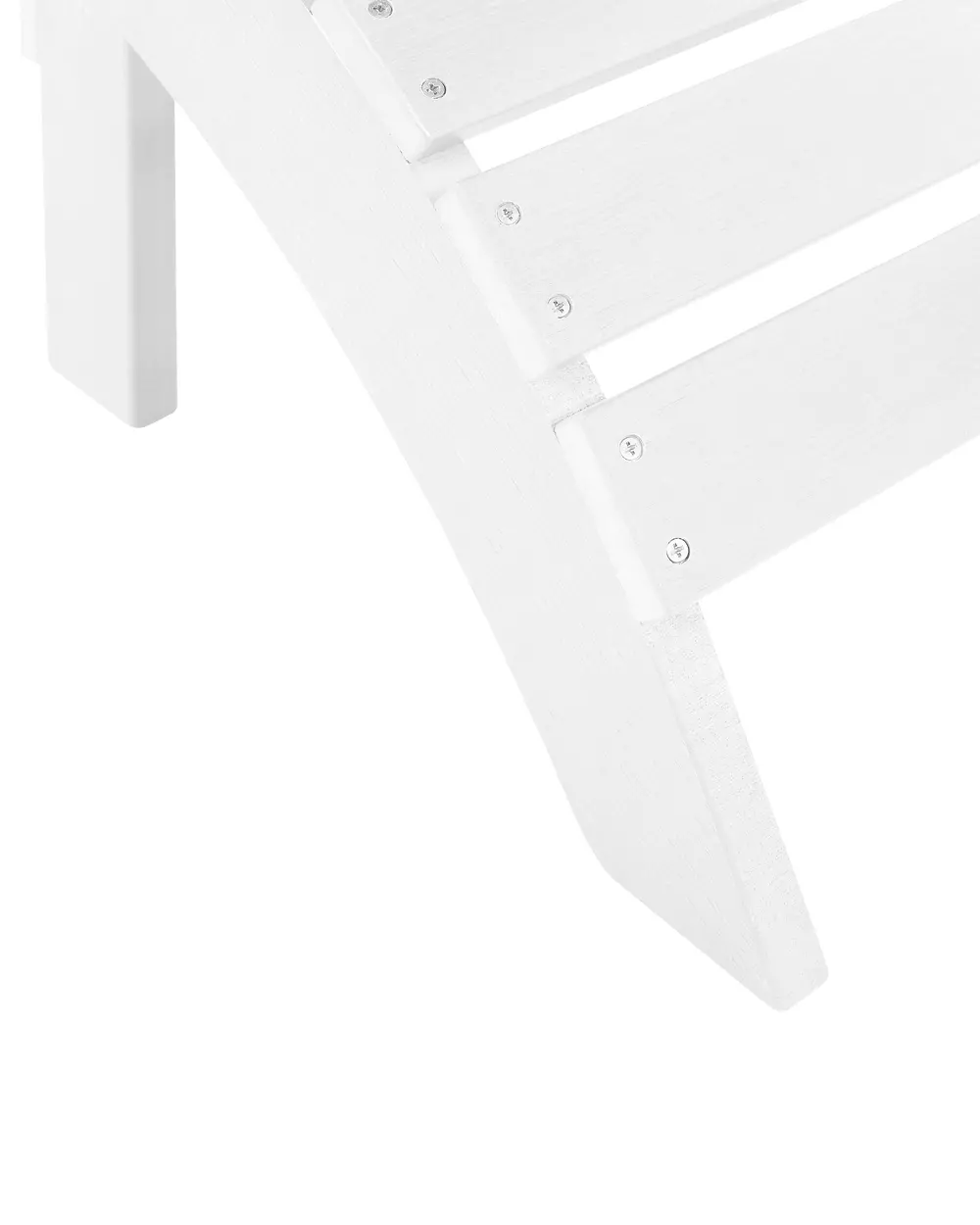Garden Chair ADIRONDACK with Footstool White_809490