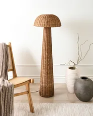 Floor Lamp ALERO Rattan Natural_1017046