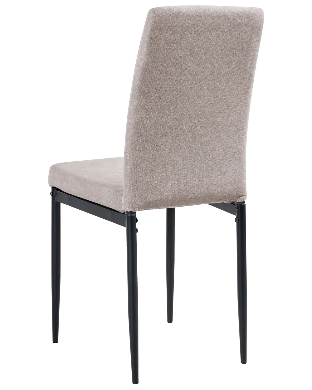 Set of 4 Dining Chairs RINER Fabric Taupe_1024481