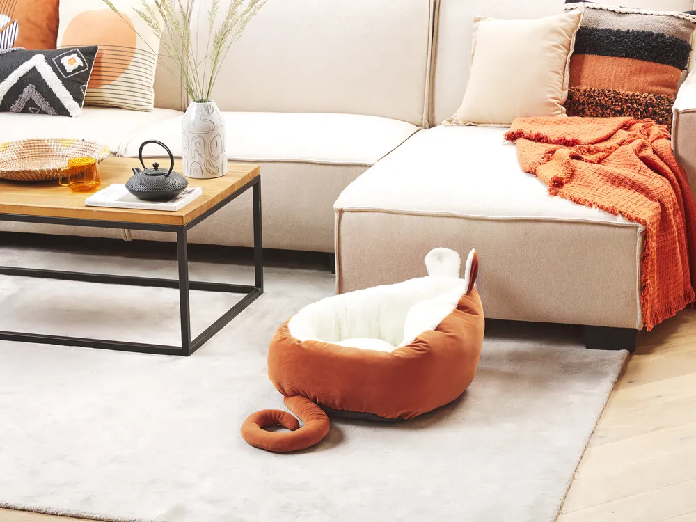 Pet Bed HASSA Velvet Orange_826689