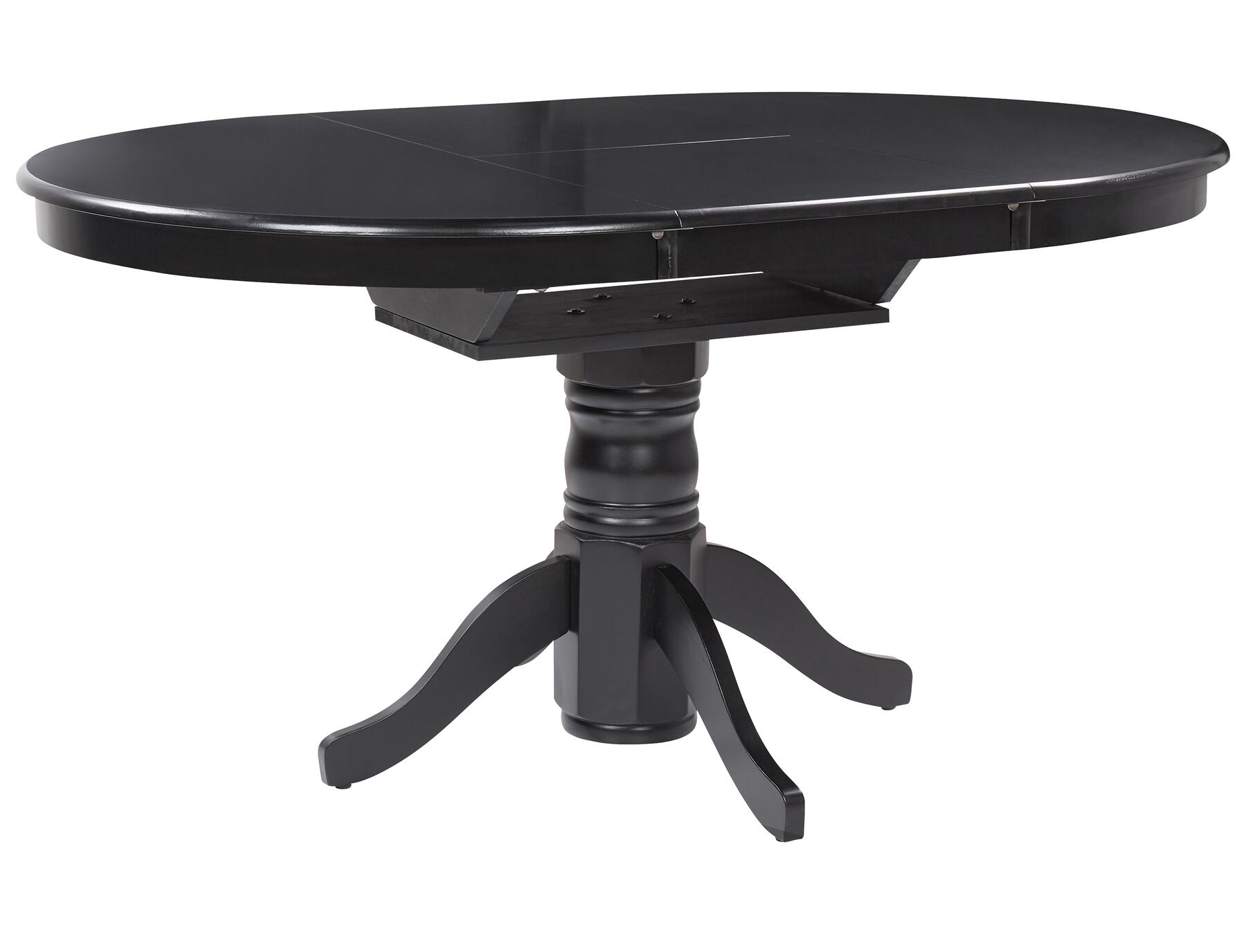 Table extensible 106/150 x 106 cm noir AKRON_927567