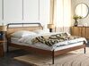 Letto matrimoniale legno scuro 160 x 200 cm BOUSSICOURT_931136