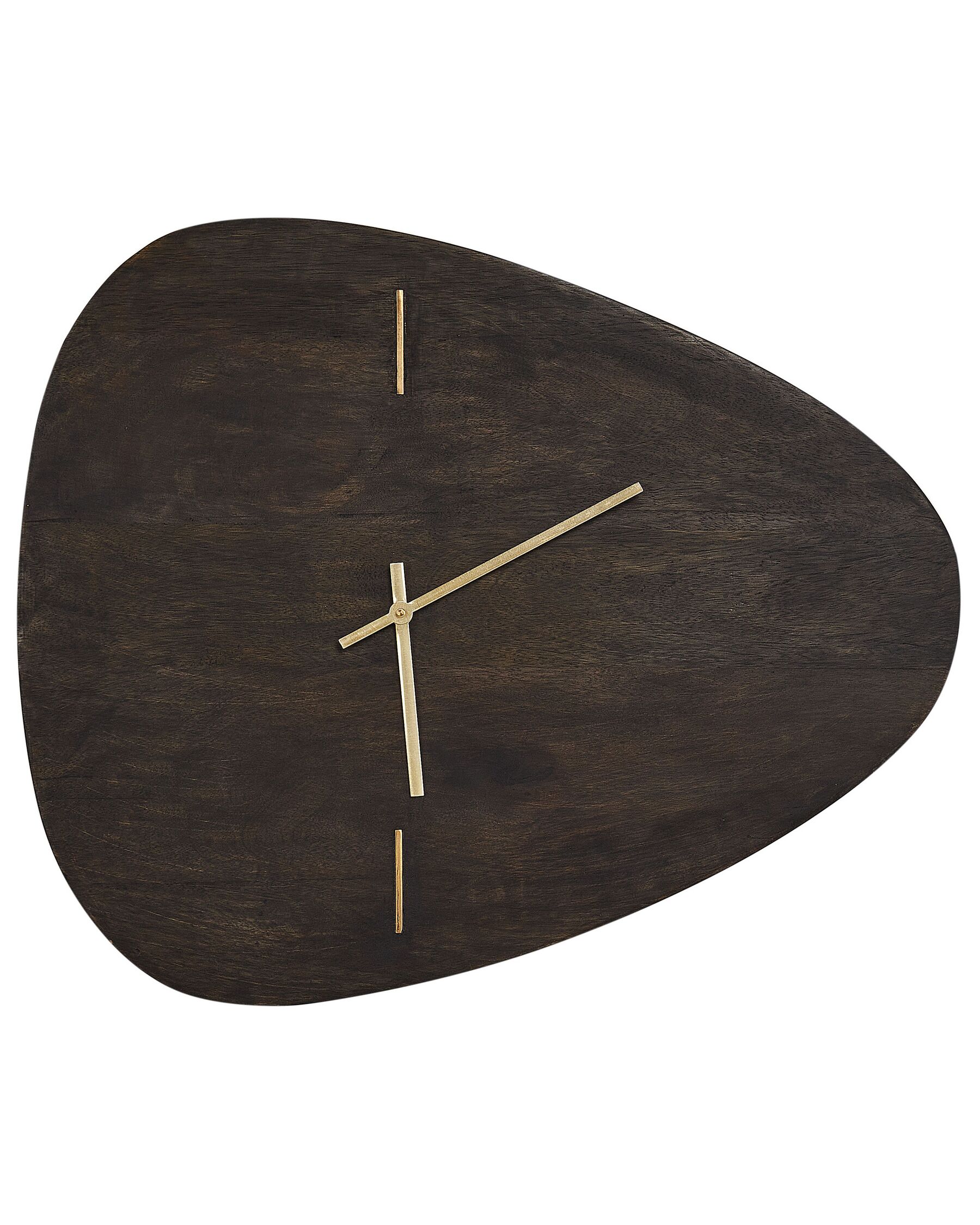 Orologio da parete legno scuro 56 x 47 cm LOKTAK_917111