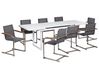 Matgrupp 8-sits aluminium vit/grå VALCANETTO/COSOLETO_938426