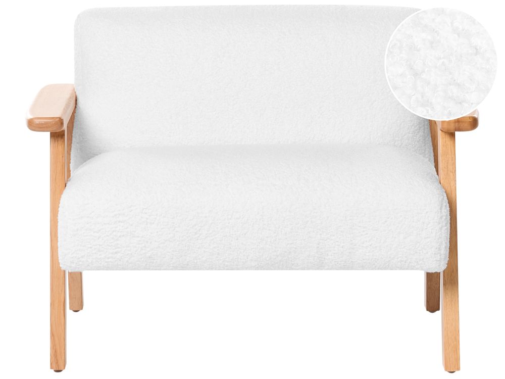 Kids Sofa LALMO Boucle White