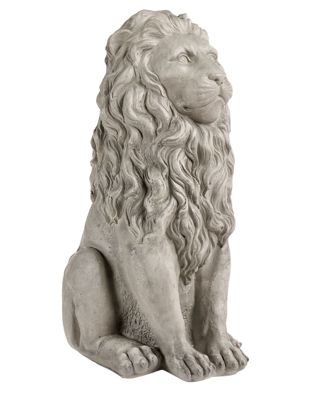Garden Statue LEONE Lion Light Grey