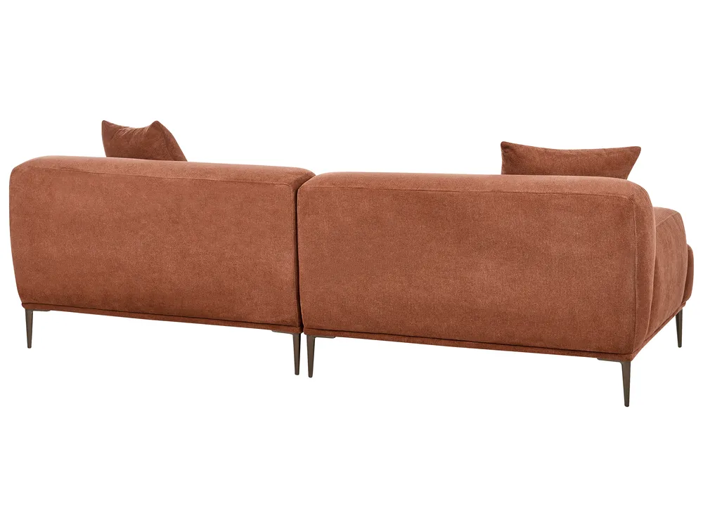 Sofa 3 Seater MATILA Fabric Golden Brown_951848