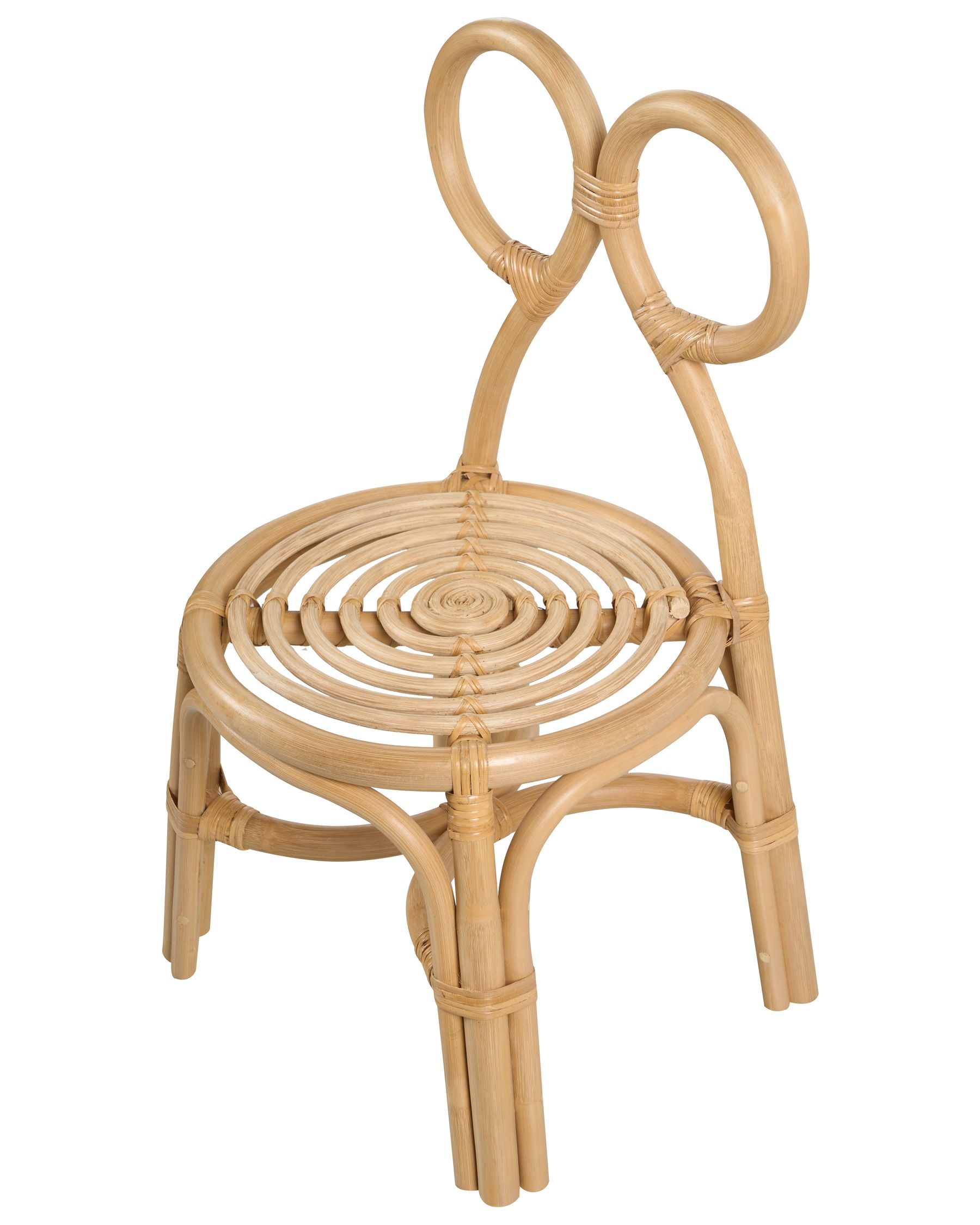 Rattan Kids Chair Natural MIRTIA | Beliani.co.uk
