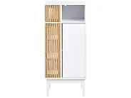 Armario de baño NUBES 52 cm Marrón claro/Blanco_1182763