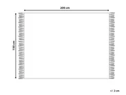 Bedspread BERE Cotton 150 x 200 cm Off-White_918057