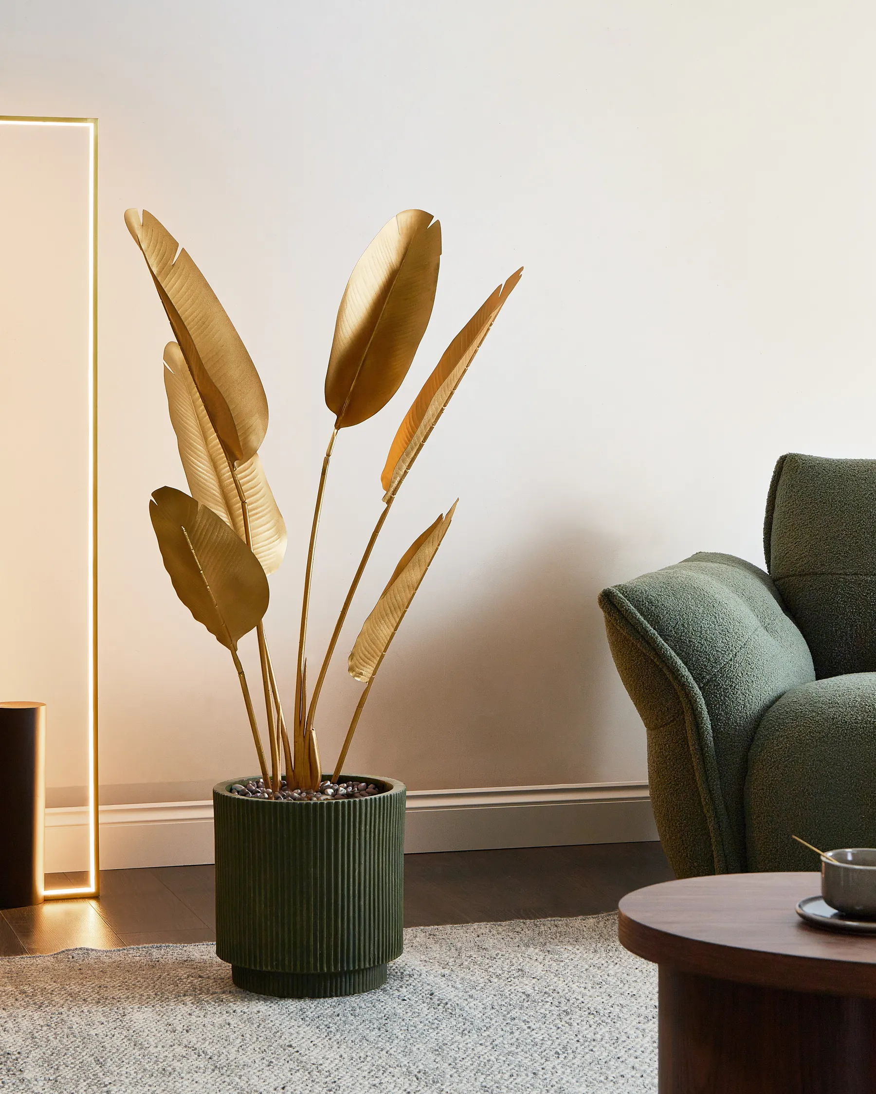 Artificial Plant BANANA TREE 123 cm Gold_993966