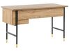 Písací stôl 120 x 60 cm svetlé drevo ABILEN_791849