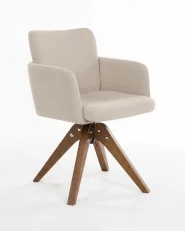 Set di 2 sedie da pranzo EVELYN Bouclé Beige_1150578