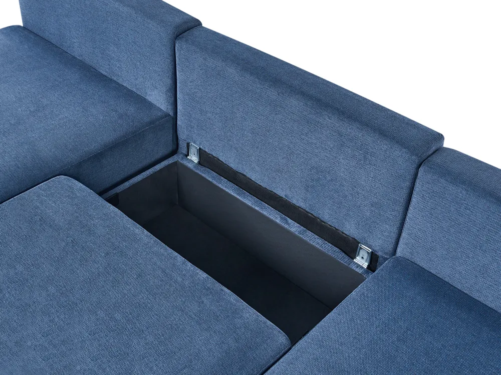 Modular U-Shape Sofa NERBO Fabric Blue_1035055