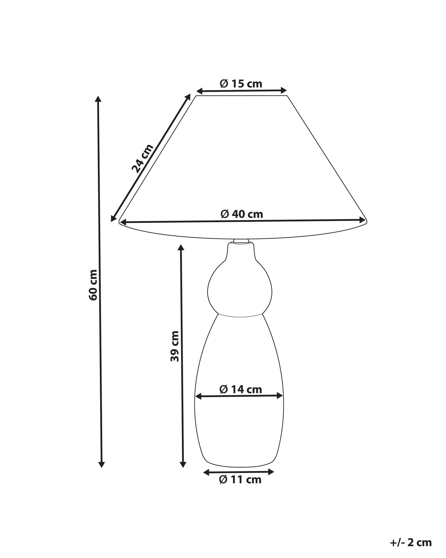 Table Lamp MATINA Ceramic Black_849299