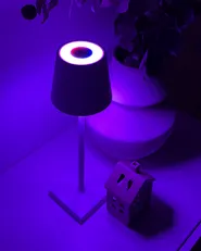 Bezprzewodowa lampa stołowa LED VALIRA Ze ściemniaczem Metal Biały_983754