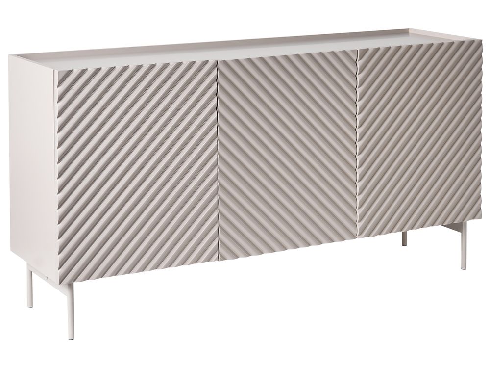 3 Door Sideboard YARAKA Light Beige
