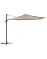 Parasol zandbeige ⌀ 300 cm SAVONA_371167