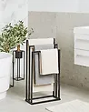Towel Stand CHARRAS Metal Black