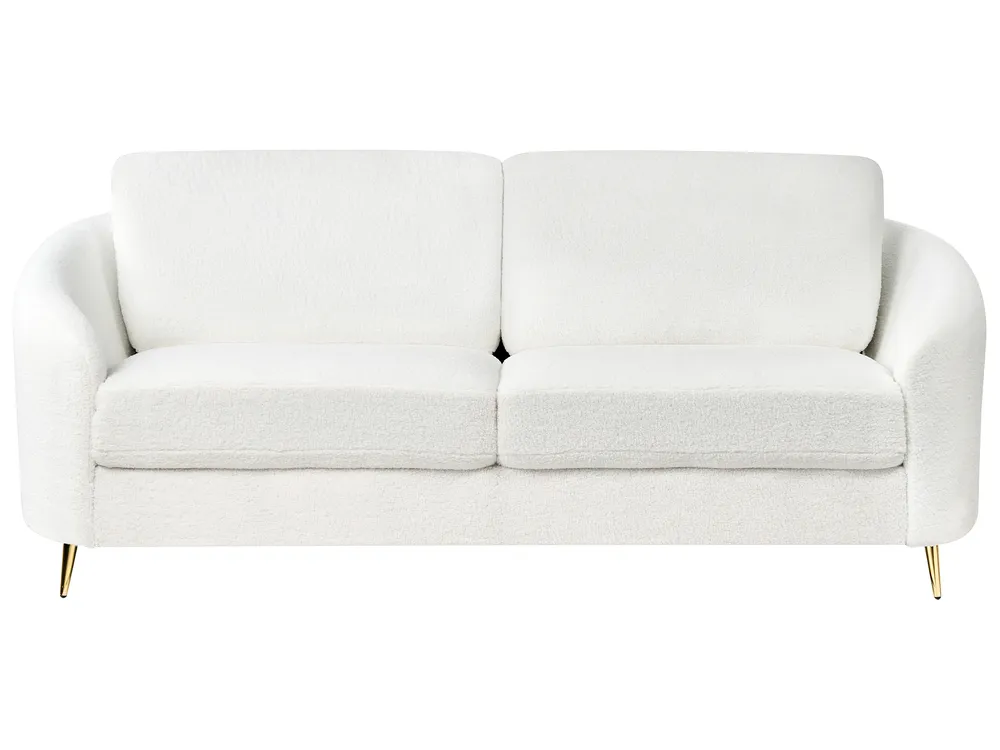 Sofa 3 Seater TROSA Boucle White_935977