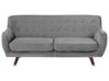 Velvet Living Room Set Grey BODO_738375