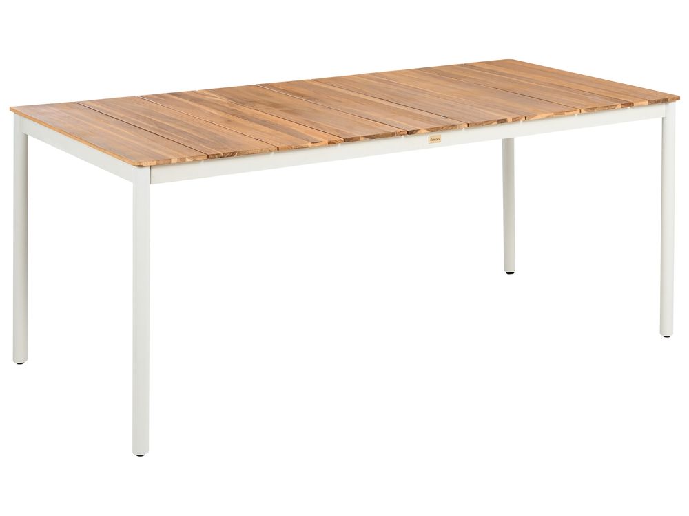 Table de salle à manger de jardin pour 6 personnes GIOVINAZZO 180 cm 90 cm Acacia Marron