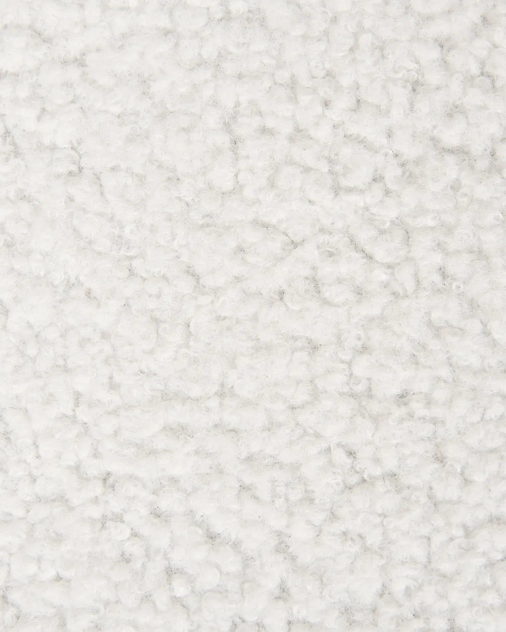 Armchair TUMBA with Footstool Boucle White_887155