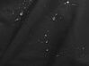 Poltrona sacco tessuto nero 100 x 75 cm SIESTA_782921