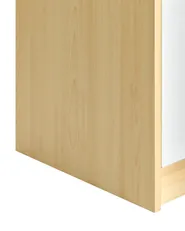 Szafka biurowa ZEHNA Jasny brąz/ biały_980128