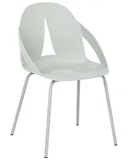 Set of 2 Garden Chairs BOLGHERI Light Green_1183041