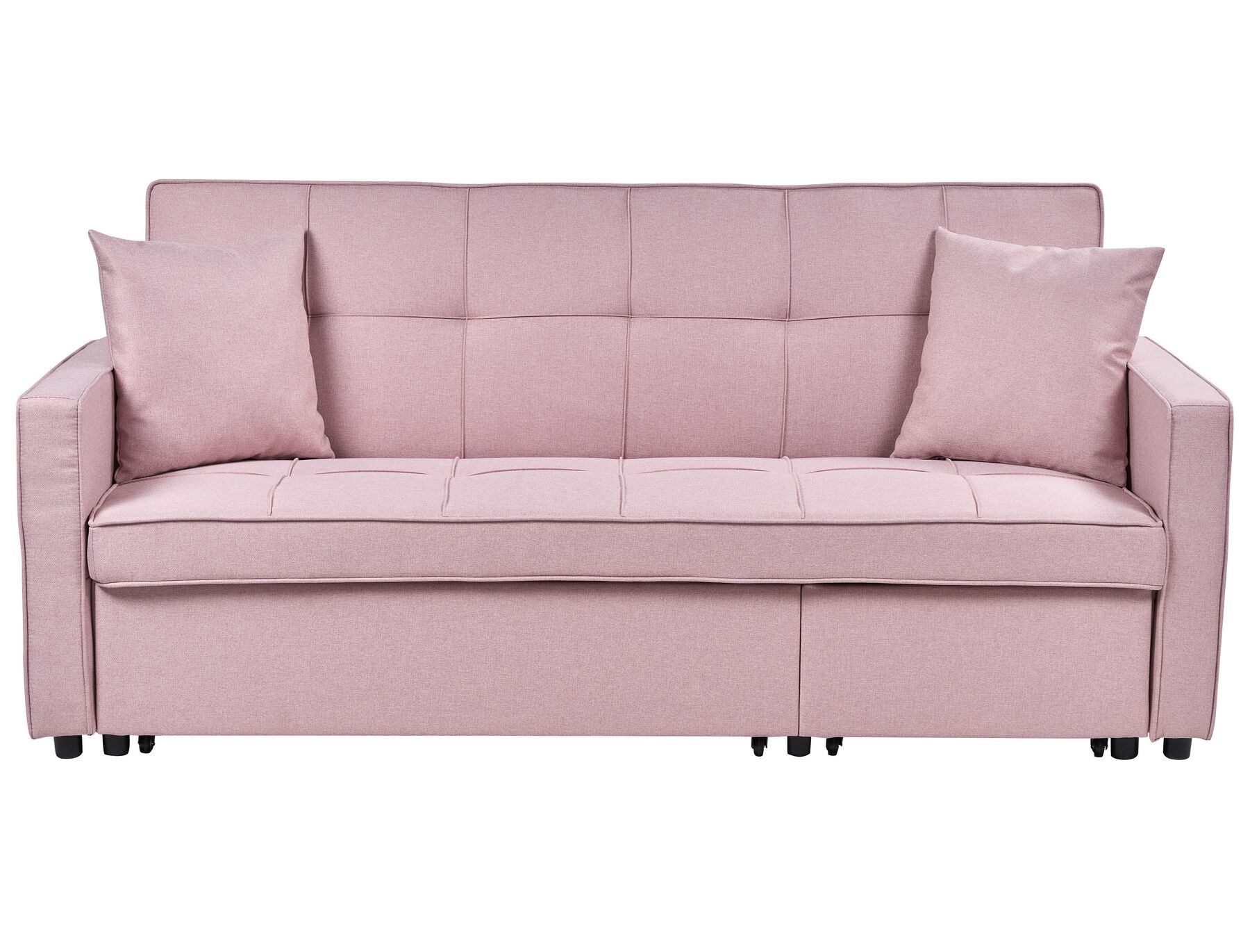 3-Sitzer Schlafsofa pastellrosa GLOMMA_928675