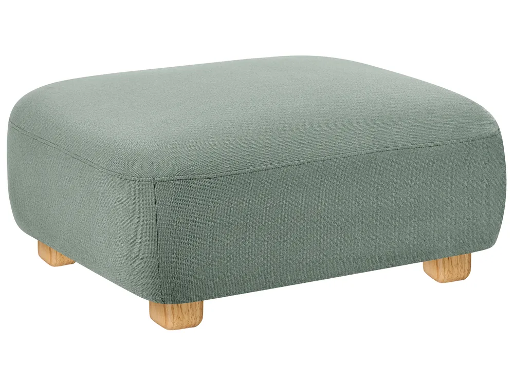 Modular Sofa 3 Seater AMLI with Ottoman Fabric Light Green_1070008